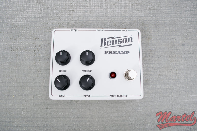 Benson Preamp LTD Tuxedo White