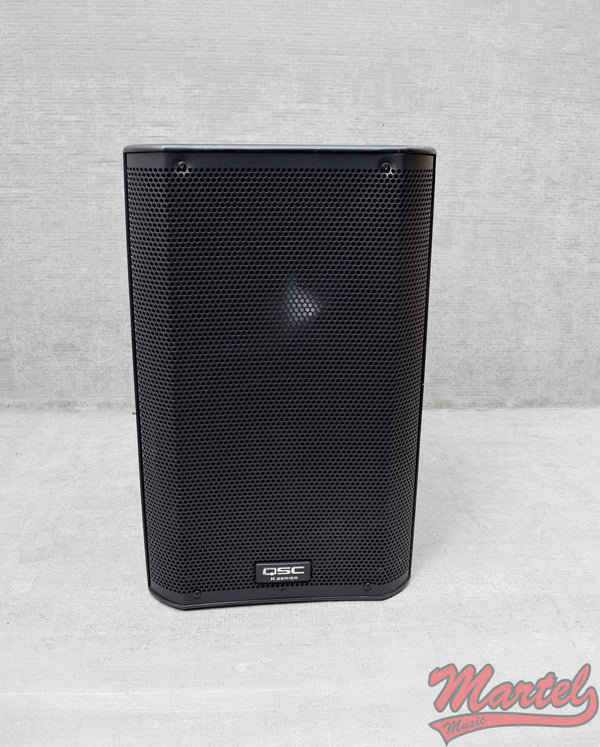 Used QSC K10 1000-watt powered PA speaker