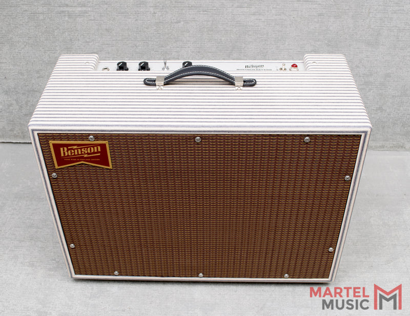 Benson Monarch Reverb 1x12 Combo - Stripes W/ Oxblood