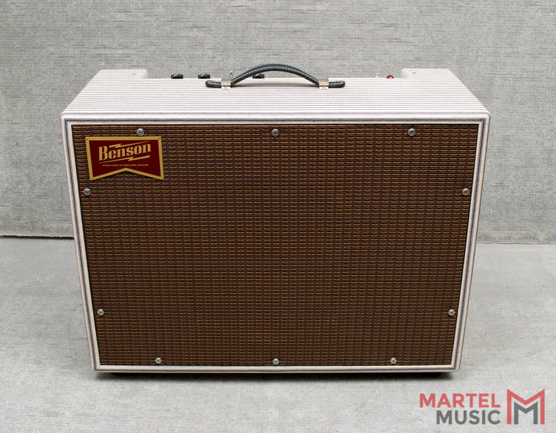 Benson Monarch Reverb 1x12 Combo - Stripes W/ Oxblood