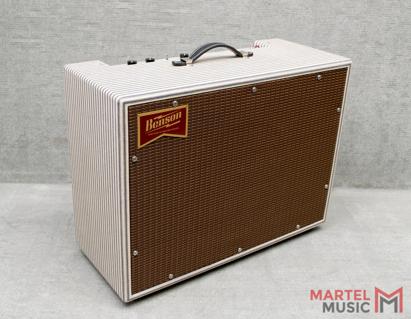 Benson Monarch Reverb 1x12 Combo - Stripes W/ Oxblood