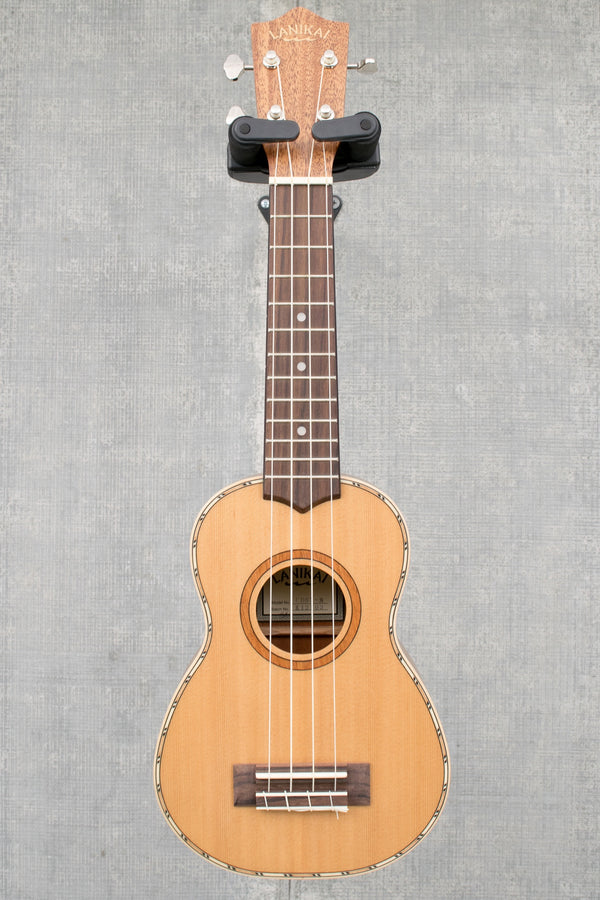 Lanikai Cedar Solid Top Soprano Ukulele