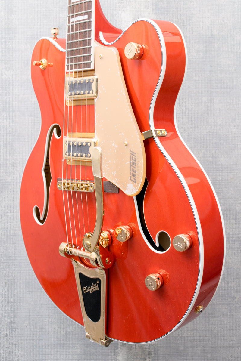 Gretsch G5422TG Electromatic Classic Hollow Body Double-Cut with Bigsby Orange Stain