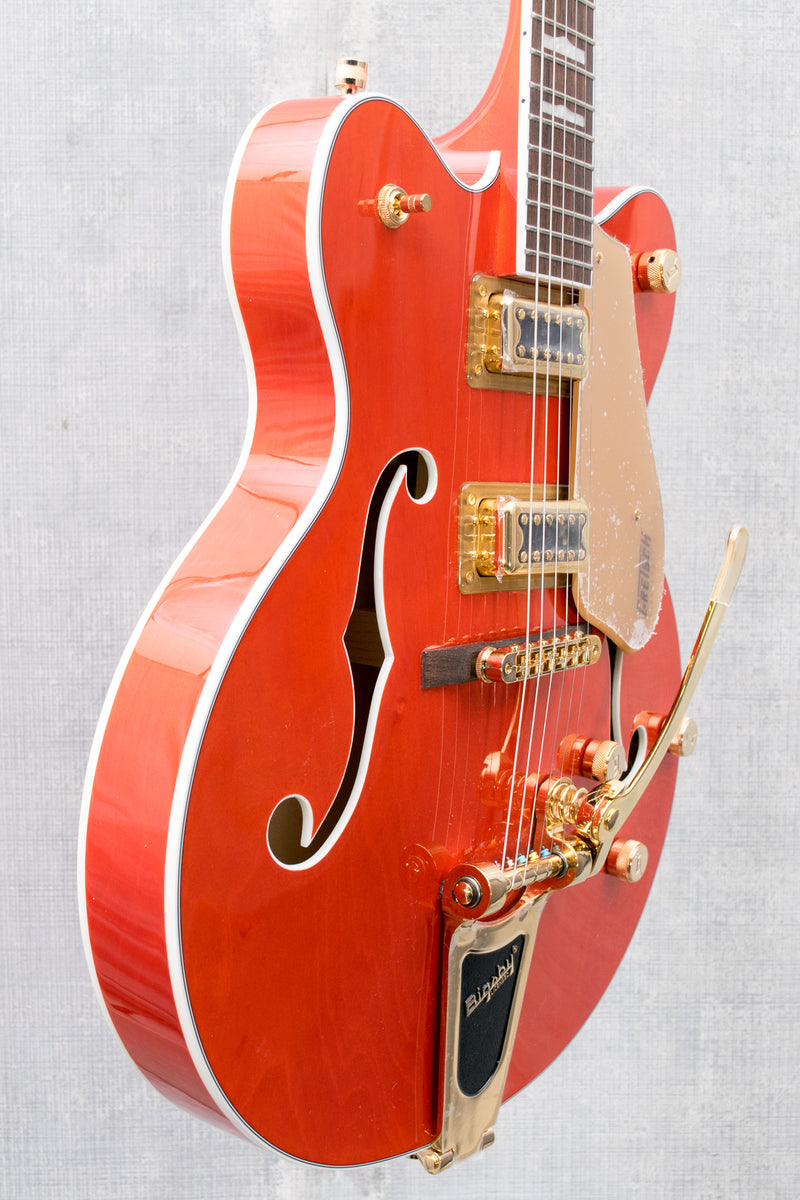 Gretsch G5422TG Electromatic Classic Hollow Body Double-Cut with Bigsby Orange Stain