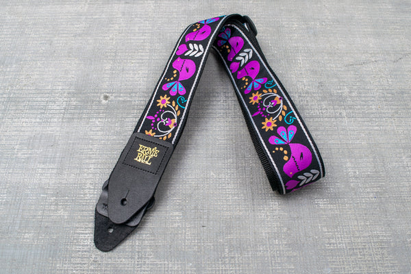 Ernie Ball Purple Bird Lupin Jacquard Strap