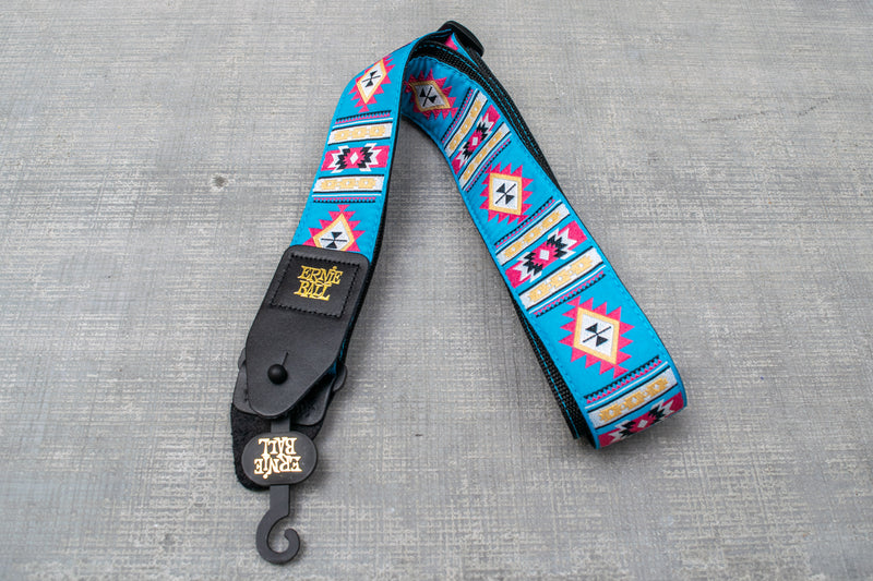 Ernie Ball Sedona Blue Jacquard Strap