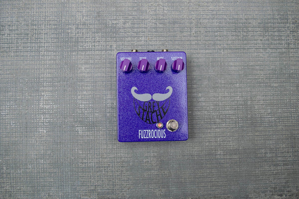 Fuzzrocious Grey Stache Purple