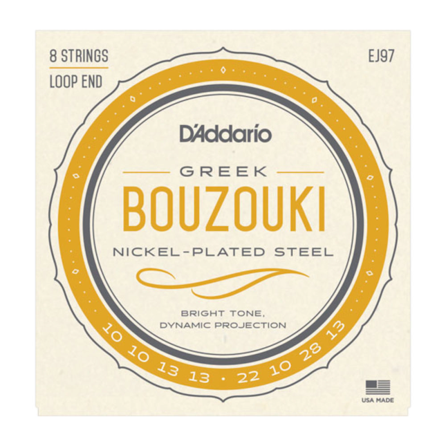 D'Addario EJ97 Greek Bouzouki Nickel Strings