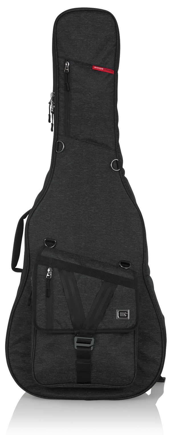 Gator Cases Transit Series Acoustic Guitar Bag, Charcoal