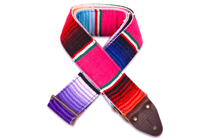 Original Fuzz Serape Guitar Strap Saltillo