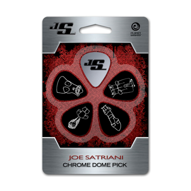 Planet Waves Joe Satriani Chrome Dome Guitar Pick