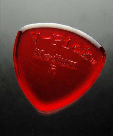 V-Picks Medium Round Ruby Red