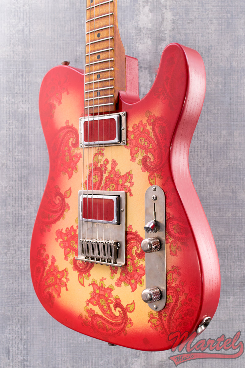 Palir Titan Aged Red Paisley Burst