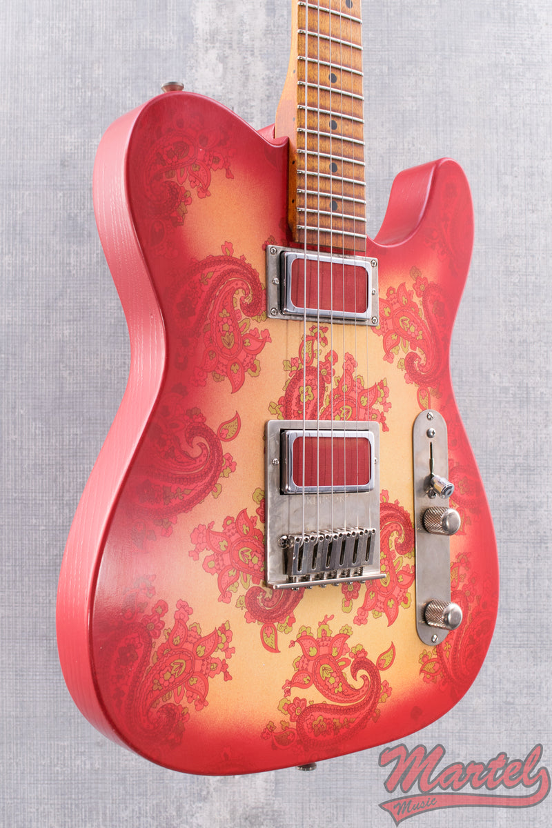 Palir Titan Aged Red Paisley Burst