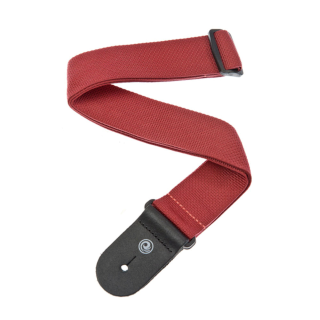 Polypropylene Guitar Strap, Red