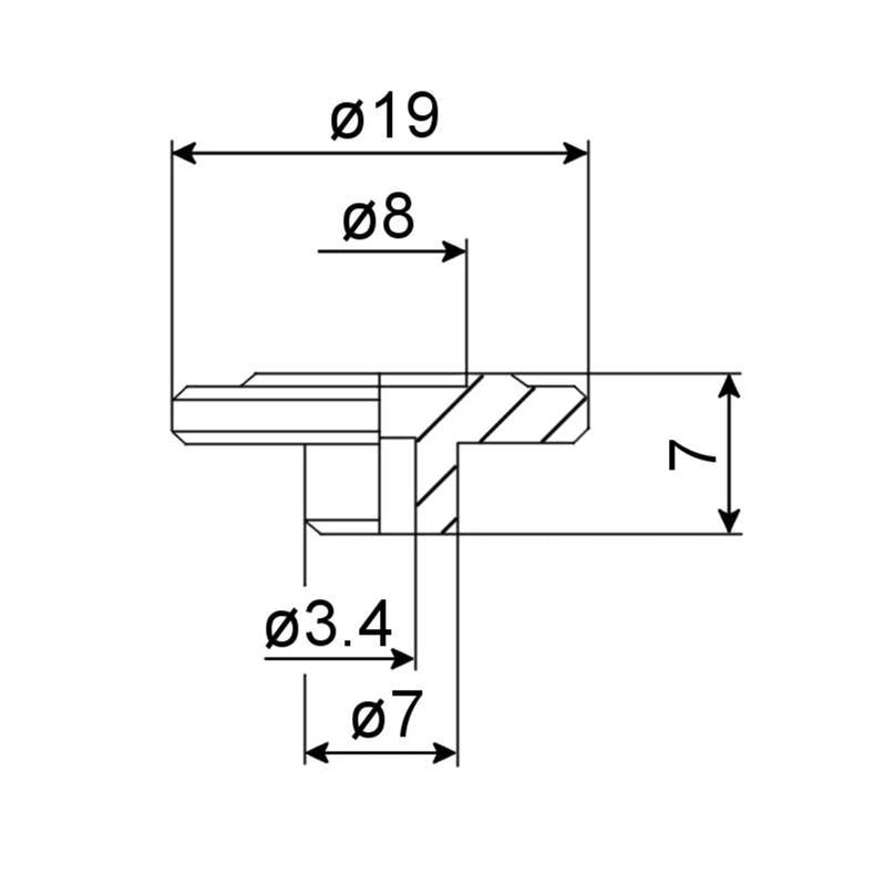 AP-6710-001 Gotoh Bass String Guide - Nickel