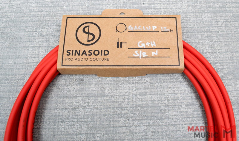 Sinasoid Gotham Audio GAC-1 Ultra Pro 12' Red  Instrument Cable