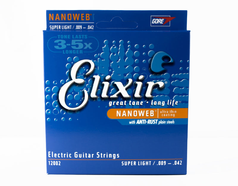 Elixir Electric Nickel Plated Strings - Nanoweb