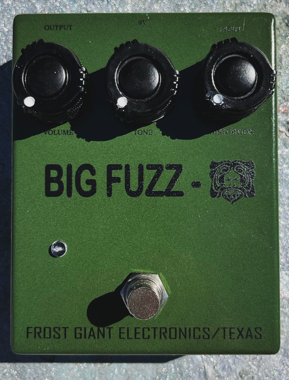 Frost Giant Bubble Font Big Green Fuzz