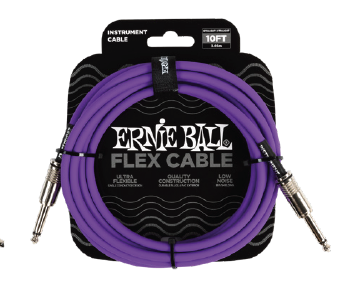 Ernie Ball Flex Cable 10ft Purple