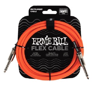 Ernie Ball Flex Cable 10ft Orange