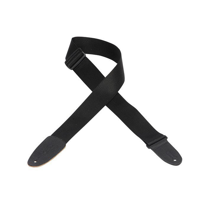 Levy's 2" Black Soft Hand Polypropylene Guitar Strap