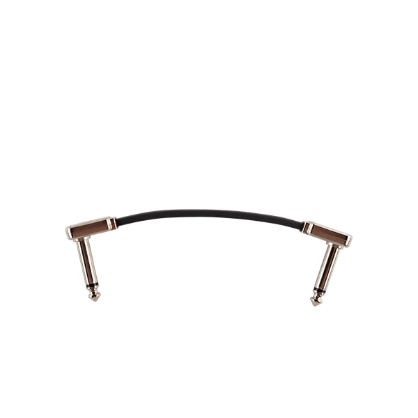 Ernie Ball 3" Single Flat Ribbon Patch Cable Black