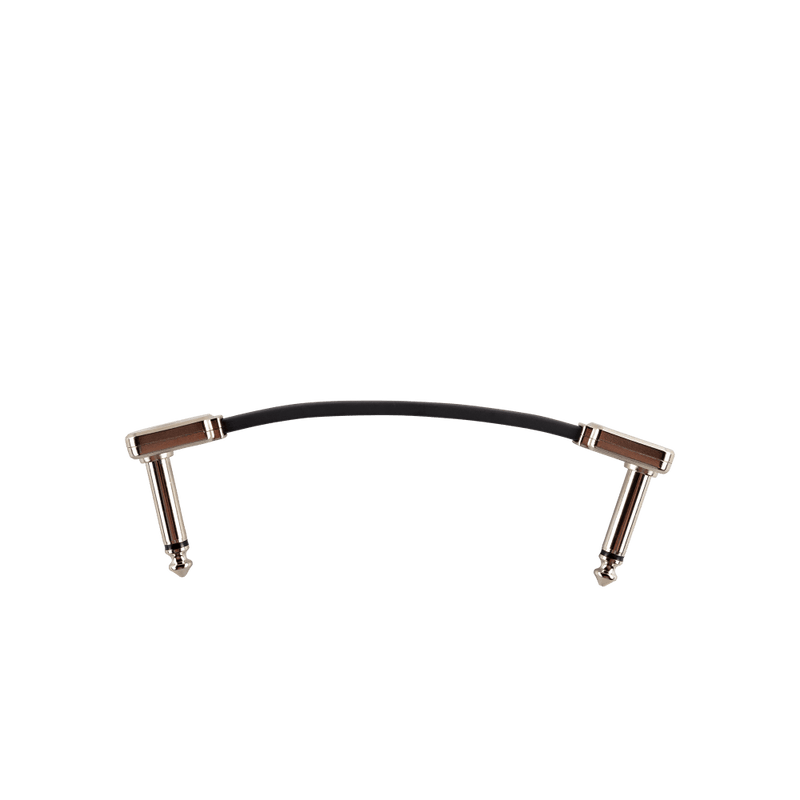 Ernie Ball 3" Single Flat Ribbon Patch Cable Black