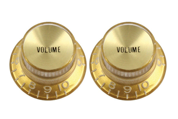 Gold Volume Reflector Knobs