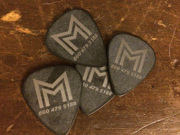 Martel Music Matte Black .88 Pick