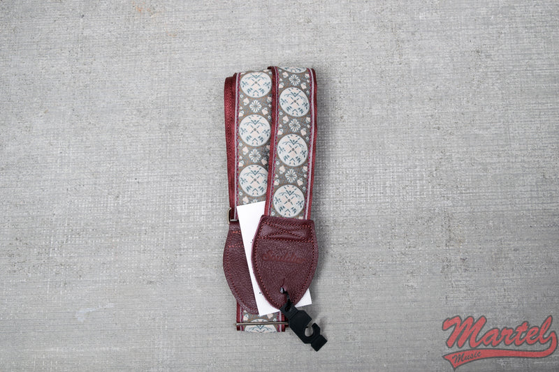 Souldier GS0113-BD04BD Medallion 1.5" Guitar Strap, Maroon