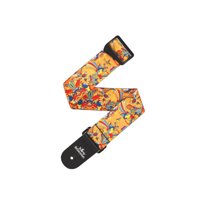 D'Addario Beatles Yellow Submarine 55th Anniversary Polyester Guitar Strap, Primrose Prairie