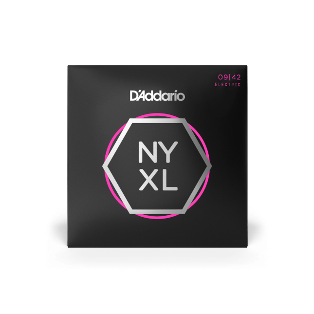 D'Addario NYXL0942 Nickel Wound Electric Guitar Strings, Super Light