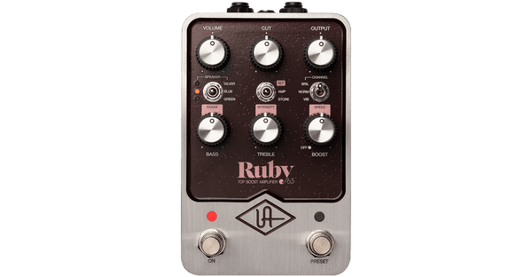 Universal Audio Ruby '63 Top Boost Amplifier Pedal